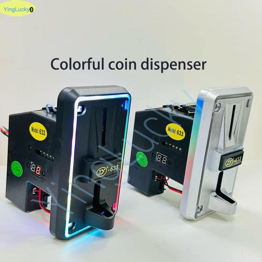 Kolorowy czytnik monet LED, se – Arcade Games Vending recenzja i cena